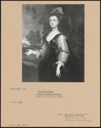 Elizabeth Perry Wearing Vandyck Costume