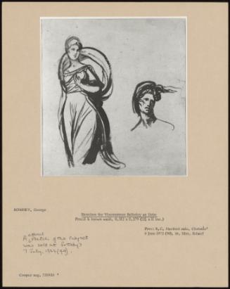 Sketches For Viscountess Bulkeley As Hebe