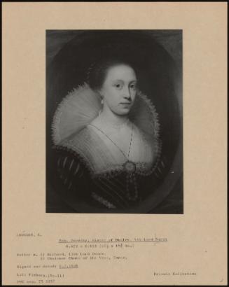 Hon. Dorothy, Sister Of Dudley, 4th Lord North