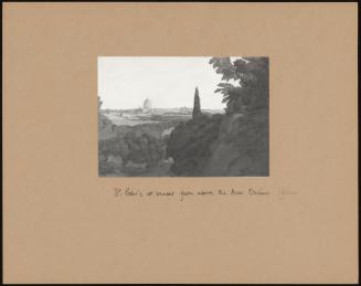 St Peter's At Sunset, From Above The Arco Oscino