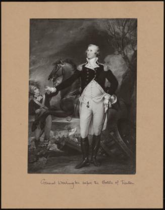 General George Washington Before The Battle Of Trenton