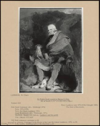 Sir Walter Scott Seated In Rhymer's Glen