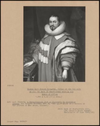 Thomas Lord Keeper Coventry, Father Of The 1st Wife Of The 1st Earl Of Shaftesbury Wearing His Robes Of Office