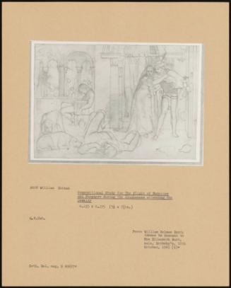 Compositional Study For The Flight Of Madeline And Porphyro During The Drunkenness Attending The Revelry