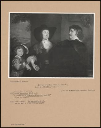 Portrait Of A Man And His Family