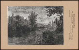 Roman Sketchbook 1746 Landscape Study