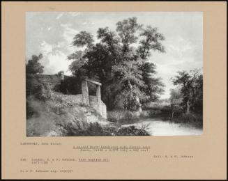 A Wooded River Landscape With Sluice Gate