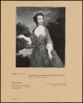 Anne Churchill, Countess Of Sunderland (1683-1716)