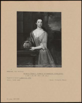 Frances Thynne, Duchess Of Somerset (1699-1754)