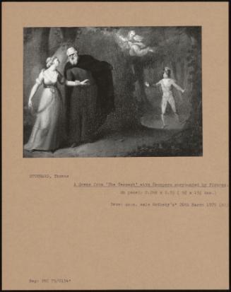 A Scene From 'the Tempest' with Prospero Surrounded by Figures