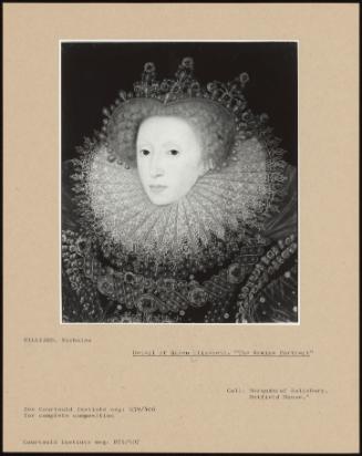 Detail Of Queen Elizabeth. The Ermine Portrait