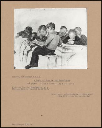 A Study Of Boys In The Schoolroom.