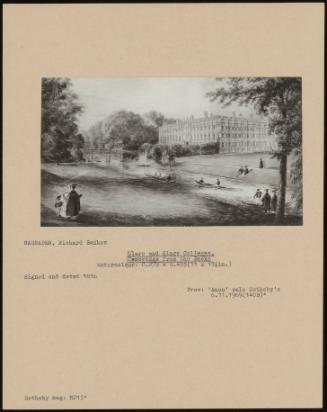 Clare And Kings Colleges, Cambridge From The Backs