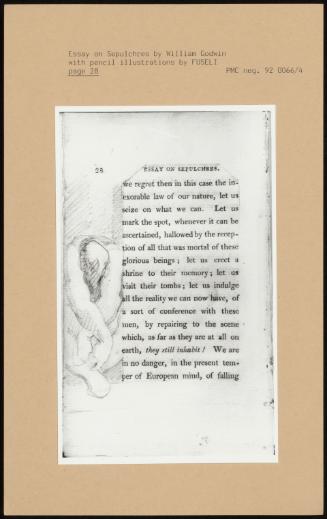 Essay on Sepulchres by William Godwin with pencil illustrations by Fuseli, Page 28