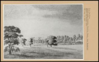 Sketch Book; Possibly Chevely House, Near Newmarket