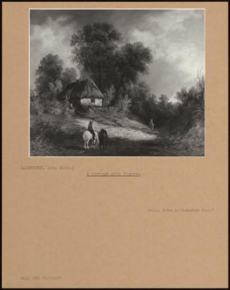A Cottage With Figures