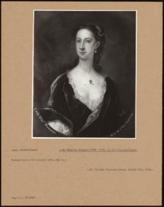 Lady Elizabeth Manners 1709 - 1730, M. 1st Viscount Galway