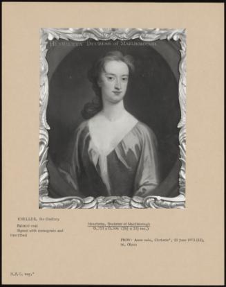 Henrietta, Duchess Of Marlborough