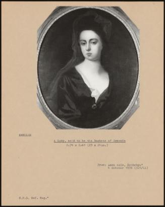 A Lady, Said To Be The Duchess Of Ormonde