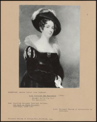 Lady Caroline Ann Macdonald