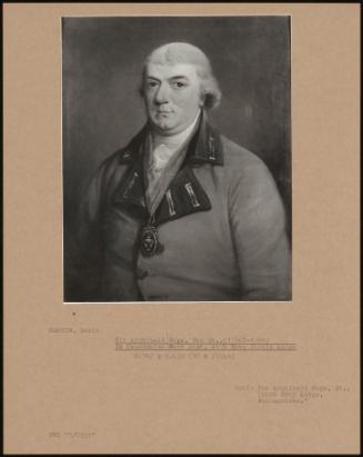 Sir Archibald Hope, 9th Bt., (1736? -17974) In Caledonian Hunt Coat, With Nova Scotia Badge