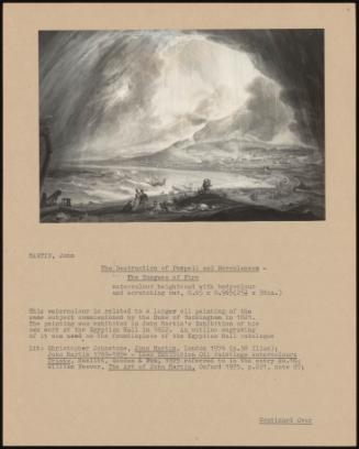 The Destruction Of Pompeii And Herculaneum - The Tongues Of Fire