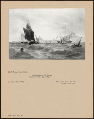 French Luggers Off Dieppe