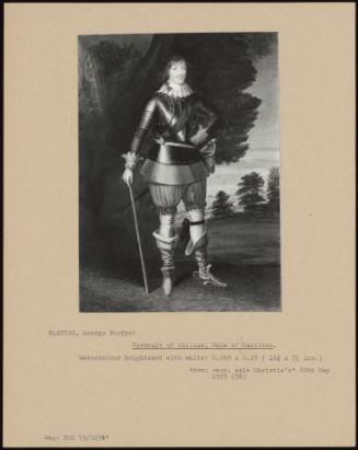 Portrait Of William, Duke Of Hamilton.