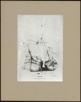 Two Schooners (From The Sketch Book Of Shipping & Craft; Publ. Chas. Teft, C. 1870)