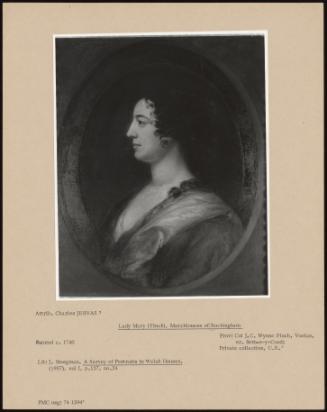 Lady Mary (Finch), Marchioness Of Rockingham