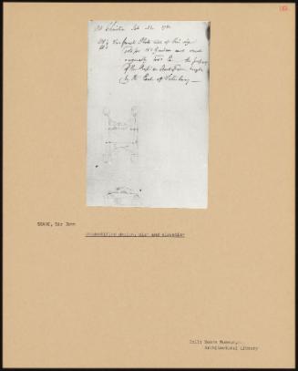 Unidentified Design, Plan And Elevation