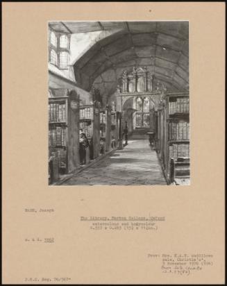 The Library, Merton College, Oxford