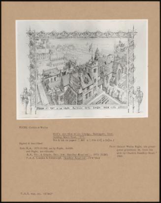 Bird's Eye View Of The Grange, Ramsgate, Kent, Looking North East, 1873.