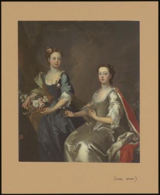 Portrait Of Two Girls Of The Somerset Family