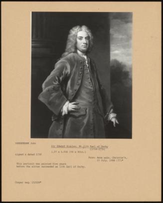 Sir Edward Stanley, Bt.,11th Earl Of Derby (1714-1776)