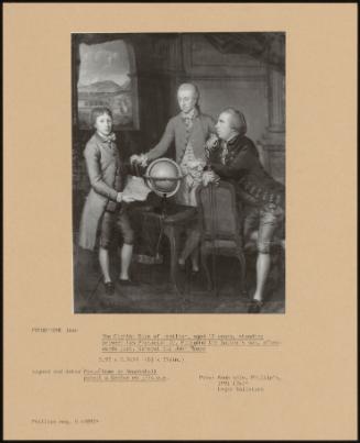 The Eight Duke Of Hamilton, Aged 18 Years, Standing Between His Physician Dr. Moore And The Latter's Son, Afterwards Liet. General Sir John Moore
