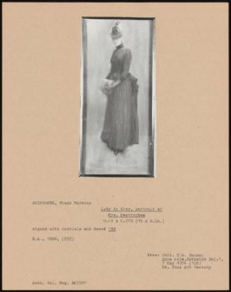 Lady in Grey, Portrait of Mrs. Swettenham