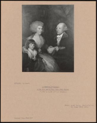 Jeremiah D'Olier, with His Wife and His Son Isaac