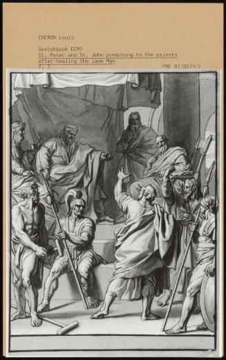 St Peter And St John Preaching To The Priests After Healing The Lame Man