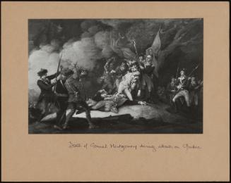 Death Of General Montgomery In Attack On Quebec. Dec.31, 1775