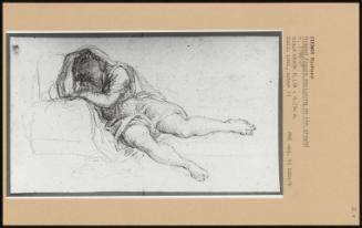 Draped Figure Recliningon The Ground