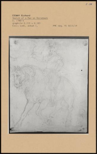 Sketch Of A Man On Horseback