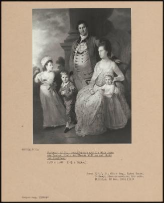 Portrait Of Col. John Fortnom And His Wife Jane, Nee Yeates, Their Son Thomas William And Their Two Daughters