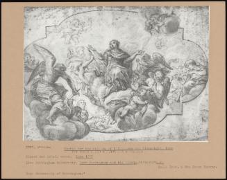 Sketch For The Ceiling Of S. Giuliano Dei Fiamminghi, Rome