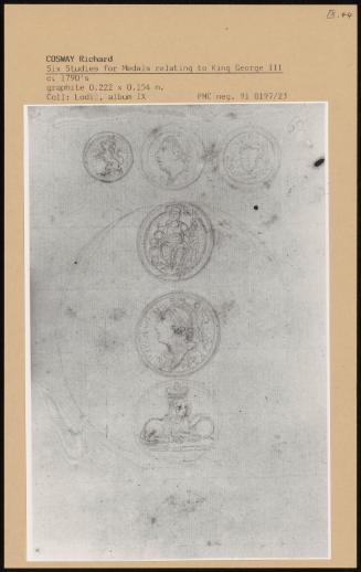 Six Studies For Medals Relating To King Georde Iii