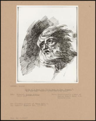 Study Of A Head For king Lear In The Tempest.