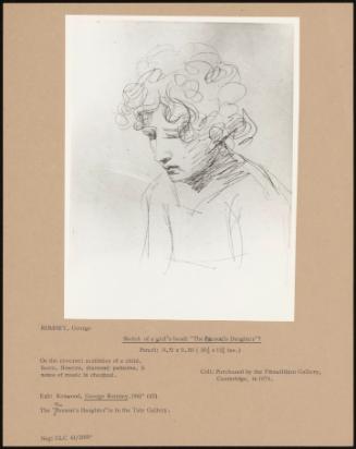 Sketch Of A Girl's Head; The Parson's Daughter""