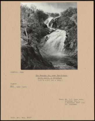 The Rhaidyr Du, Near Tyn-Y-Grou, North Wales, a Waterfall