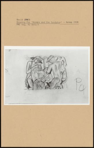 Drawing For 'hermes And The Sculptur' - Aesop 1928