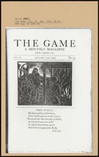 The Game Vol Vi Jan 1923 No 34